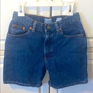 Girls denim Calvin Klein shorts